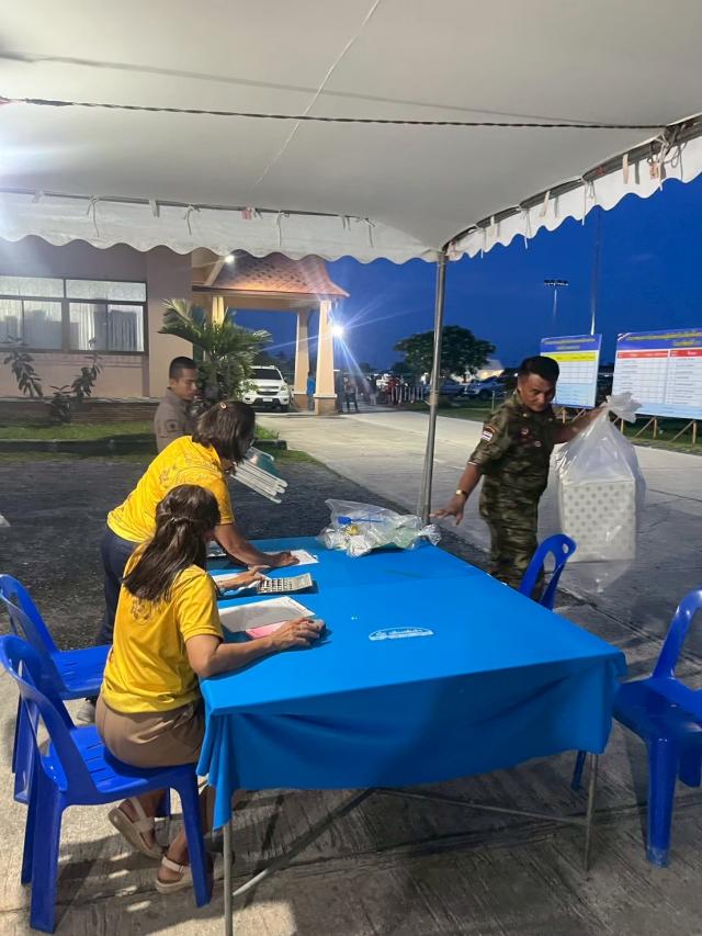 ภาพกิจกรรมรับมอบหีบบัตร รวมหีบบัตรเลือกตั้ง
