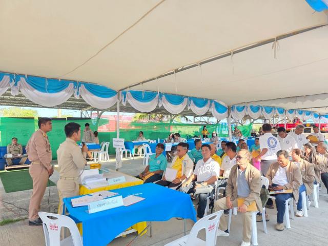 ภาพกิจกรรมการรับสมัครเลือกตั้งนายกเทศมนตรีและสมาชิกสภาเทศมนตรีตำบลหน้าสตน