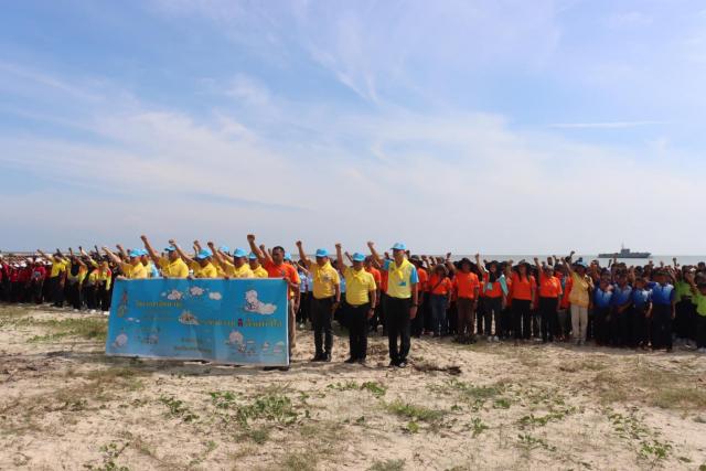 ประมวลภาพ กิจกรรมสร้างความตระหนักรู้ศูนย์อำนวยการรักษาผลประโยชน์ของชาติทางทะเล (ศรชล.)